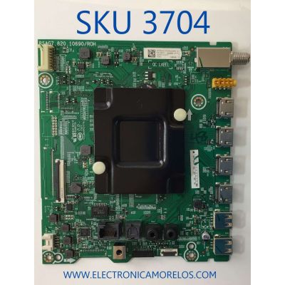 MAIN PARA TV HISENSE·ANDROID TV / NUMERO DE PARTE 281780 / RSAG7.820.10690/ROH / 281781 / 75A53FUA / PANEL HD750Y1U71-TAL2\S0\GM\ROH / DISPLAY HV750QUB-F90 / MODELO 75A6G 75A53FUA